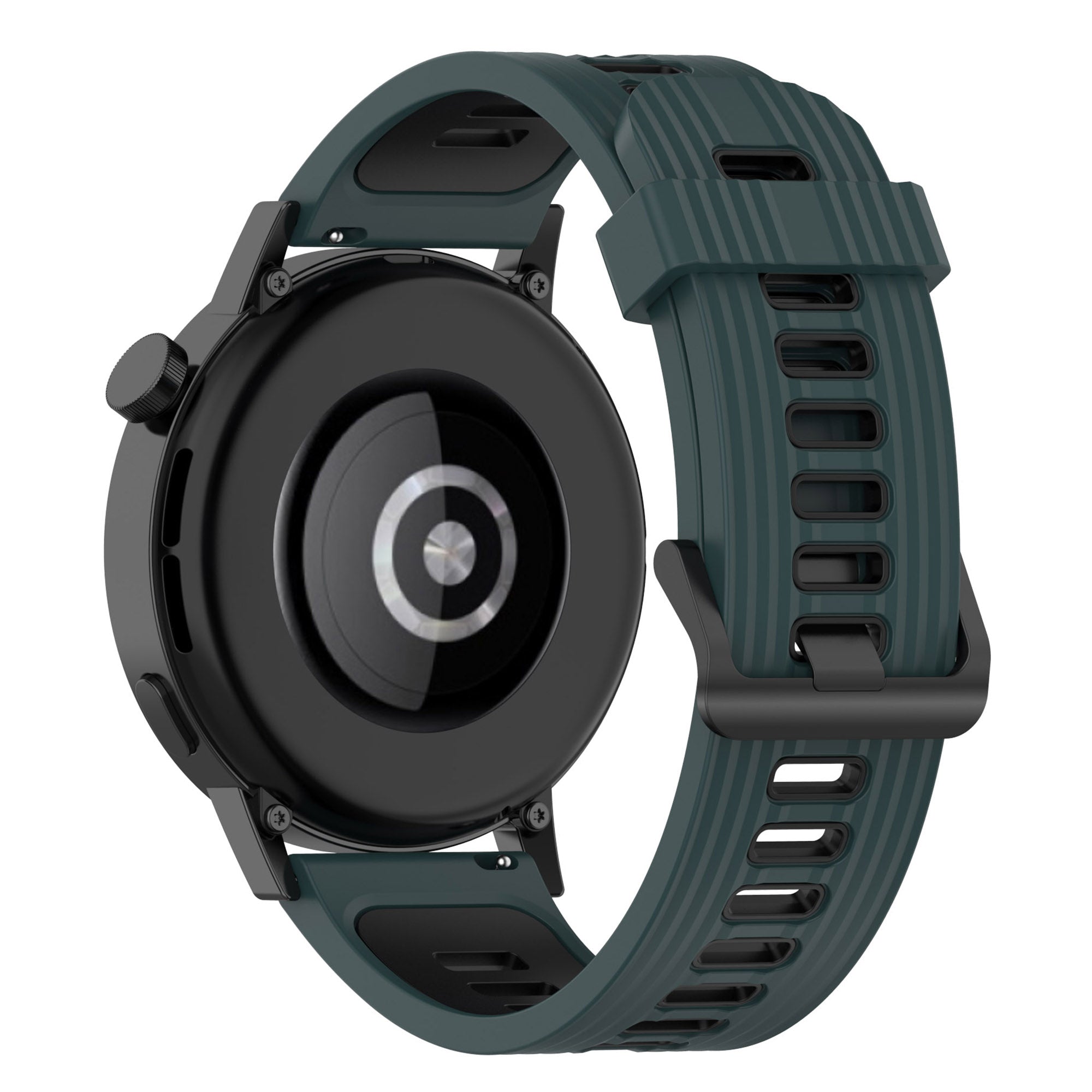 20mm Stripes Design Bi-color Silicone Soft Watch Band Adjustable Wrist Strap for Huawei Watch GT3 42mm Samsung Galaxy Watch4 40mm 44mm 20mm Stripes Design Bi-color Silicone Soft Watch Band Adjustable Wrist Strap for Huawei Watch GT3 42mm Samsung Galaxy Watch4 40mm 44mm